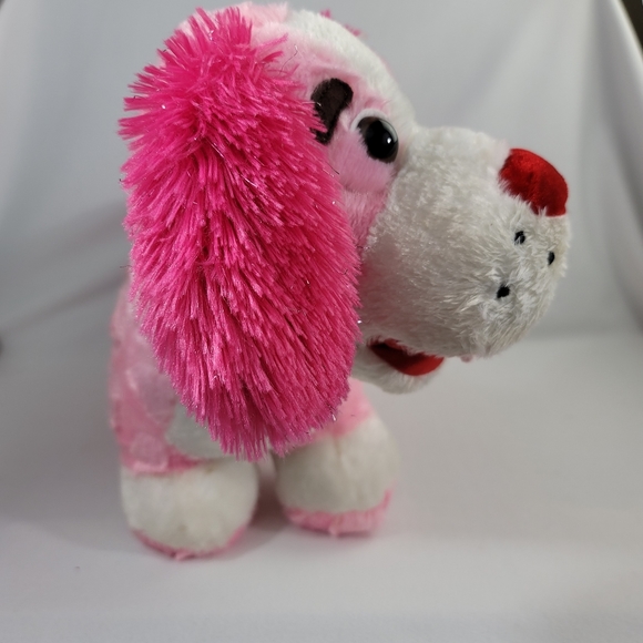 Dan Dee Collectors Choice I❤️U This Much Pink Dog Plush Plushie Stuffed Animal - Picture 12 of 14